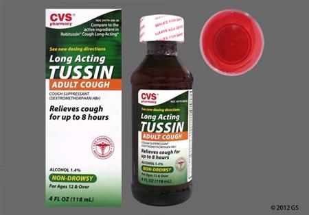 CVS Tussin Long Acting Cough 15mg/5ml Solution