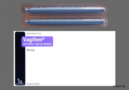 Vagifem 10mcg Vaginal Tablet package photo