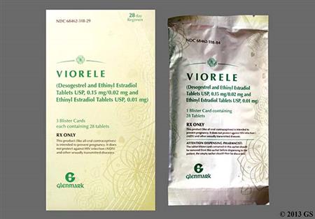 VIORELE 28-Day 0.15mg-0.02mg/0.01mg Tablet package photo