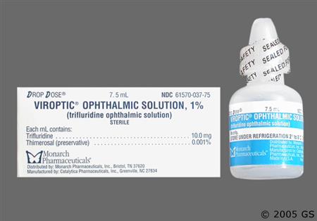 Viroptic 1% Ophthalmic Solution package photo