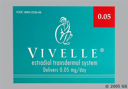 Vivelle 0.05mg/24hr Transdermal Patch package photo
