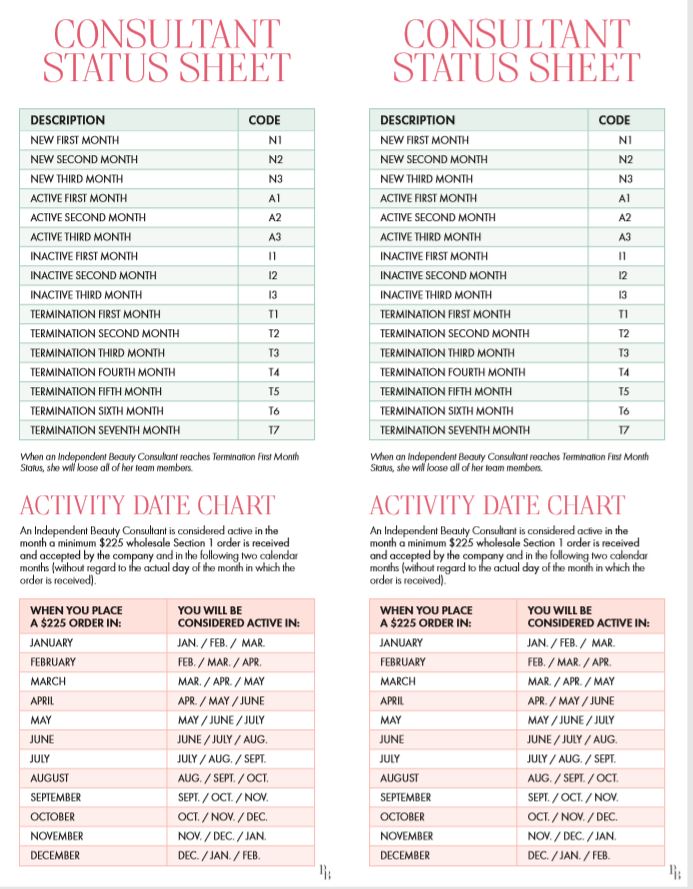 Consultant Status Sheet