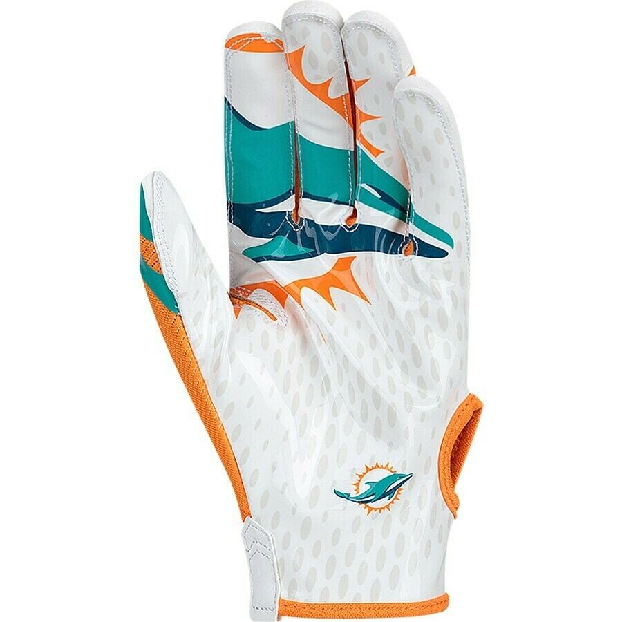 NFL Miami Dolphins Nike Vapor Knit Gloves GF0452 Mens Size 2XLarge eBay