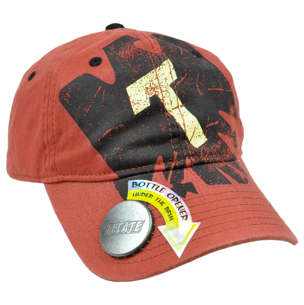 Tecate Beer Bottle Opener Hat Cap Gorra Playera Medium MD T Shirt 2