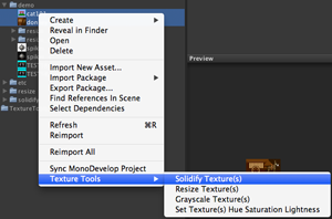 Texture Tools - Context Menu Texture Tools - Context Menu