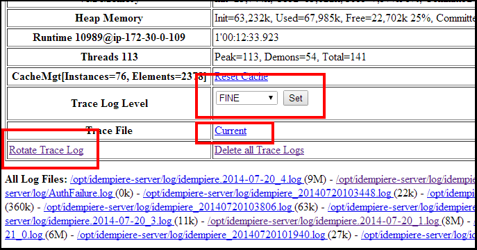 Trouble Shooting - Change Logging Level.png