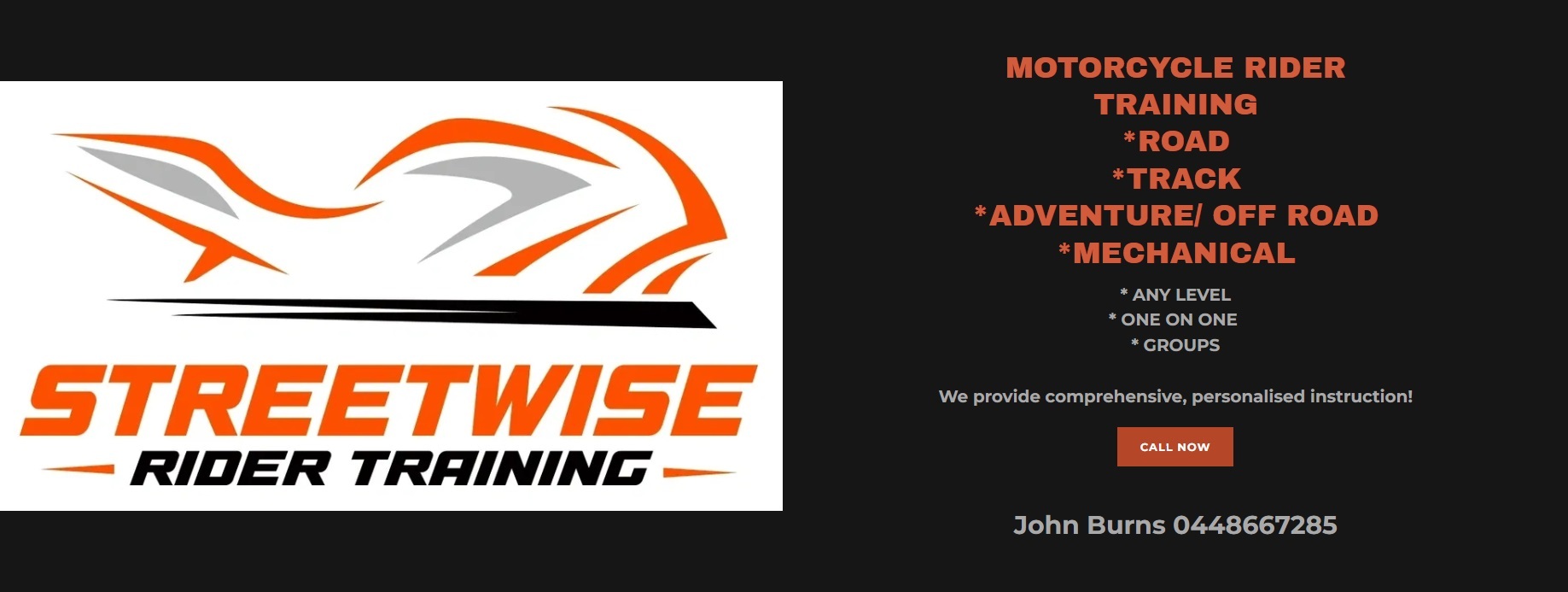 Streetwise motorcycle training