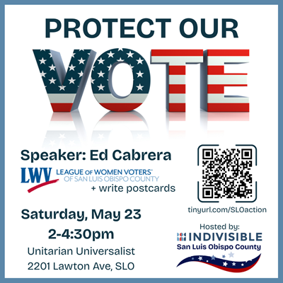 May 23 Protect our Vote