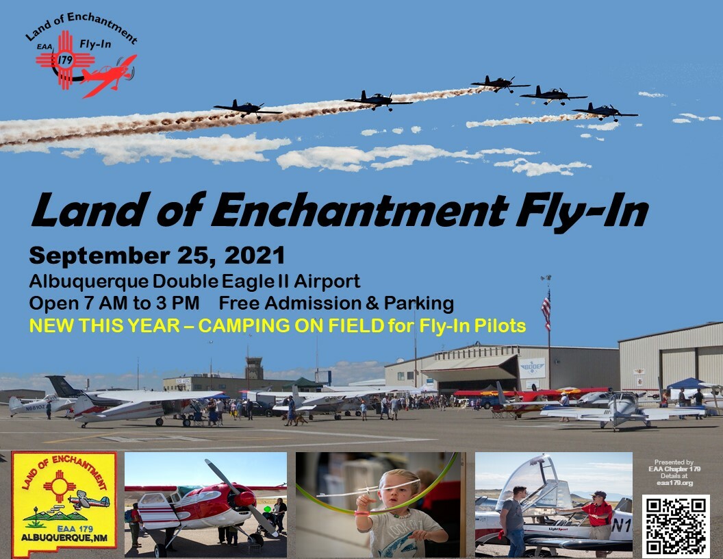 EAA 179's Land of Enchantment Fly In 2021 Events New Mexico Pilots
