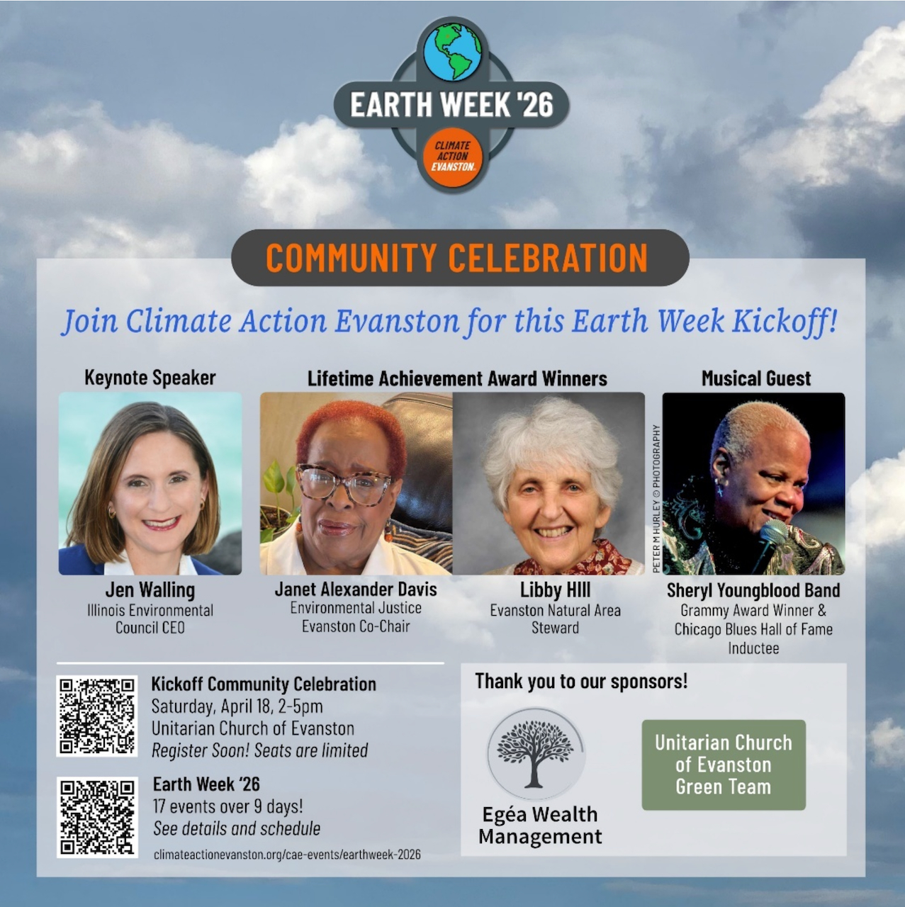 EarthWeek'26 Community Celebration poster