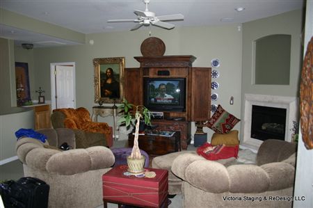 Victoria Staging Photos of Occupied Homes 