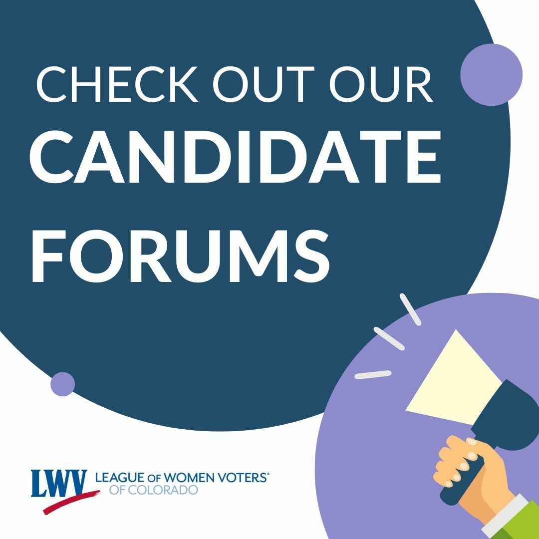 Candidate Forums graphic