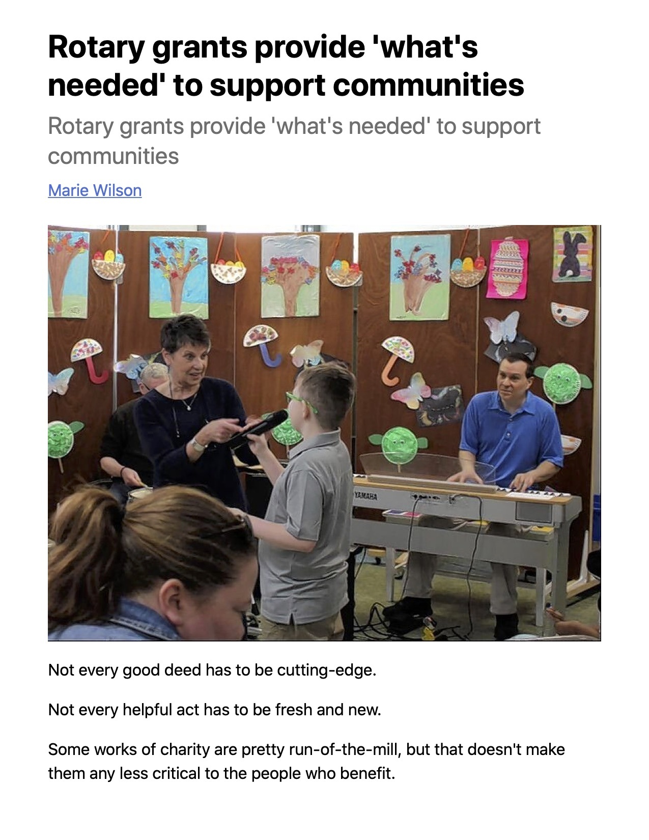 2019 daily herald community service grants