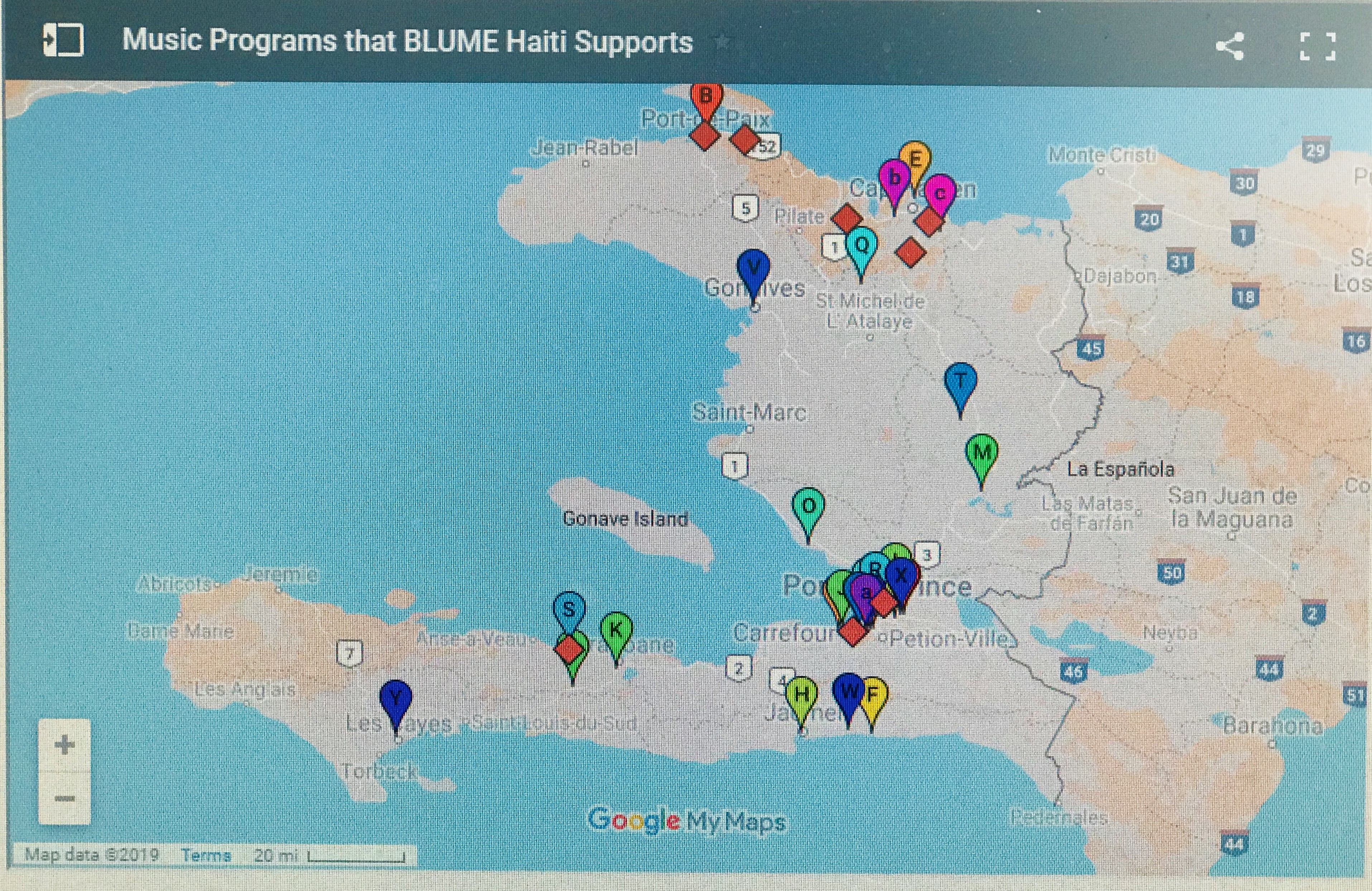 Blume haiti schools supported