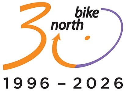 Bike North 30th Anniversary logo med res