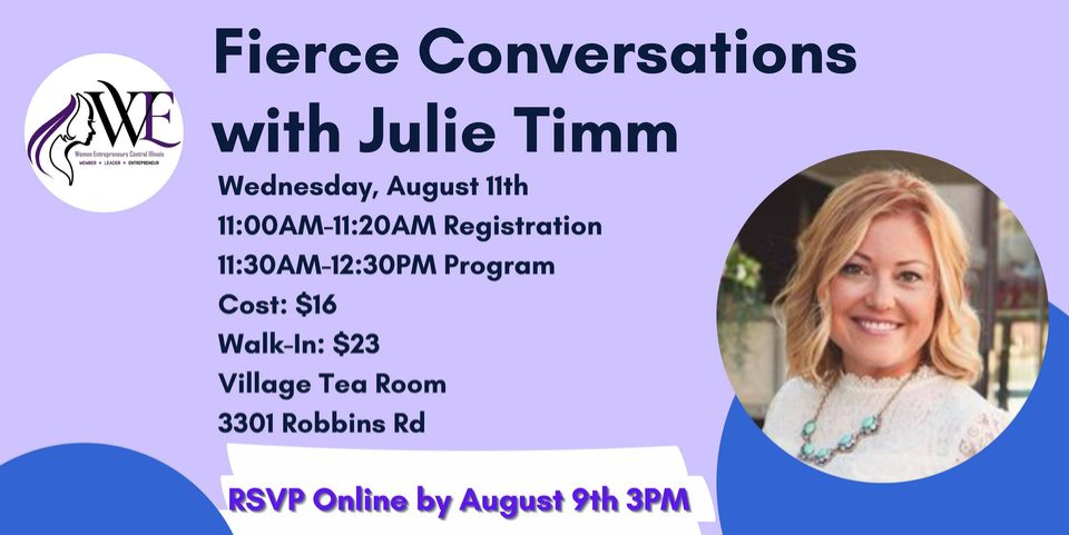 Julie Timm: Our August Speaker! 