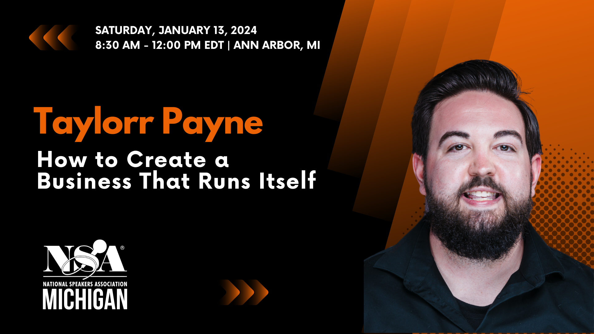 Taylorr Payne How To Create A Business That Runs Itself Events taylorr-payne-how-to-create-a-business-that-runs-itself-events