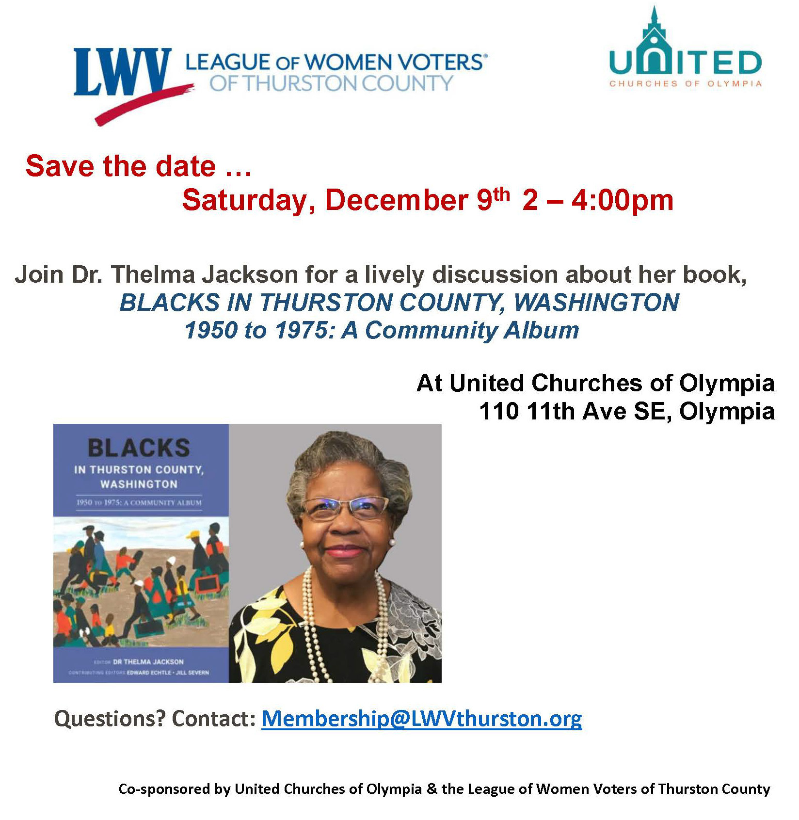 Blacks in Thurston County