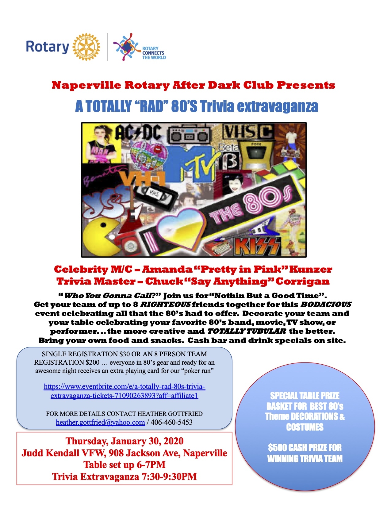 RAD Trivia Event Flyer