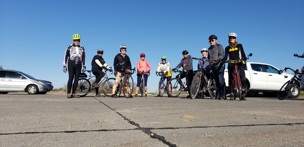 BBCers coffee ride for Halkloween