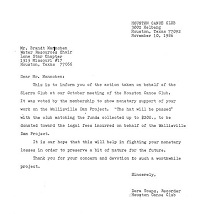 1986 Nov Sierra Club Response