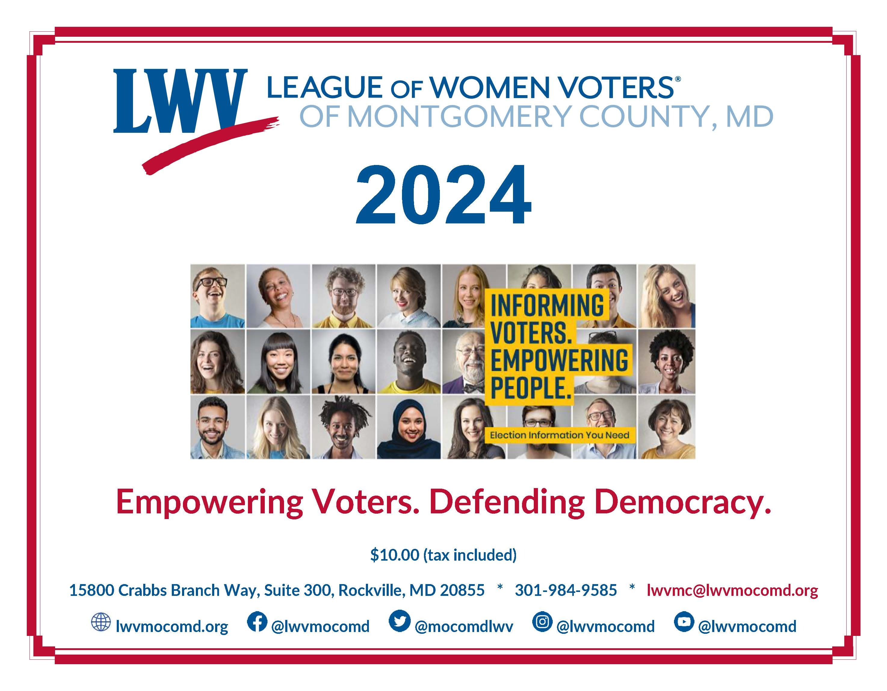 Home - League of Women Voters of Montgomery County, MD