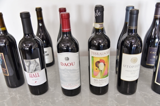 Wine bottles