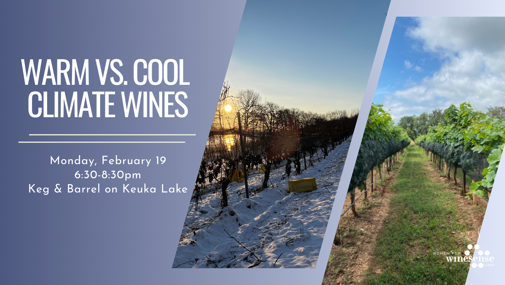 FLX Warm vs. Cool Climate Wines Events Women For WineSense