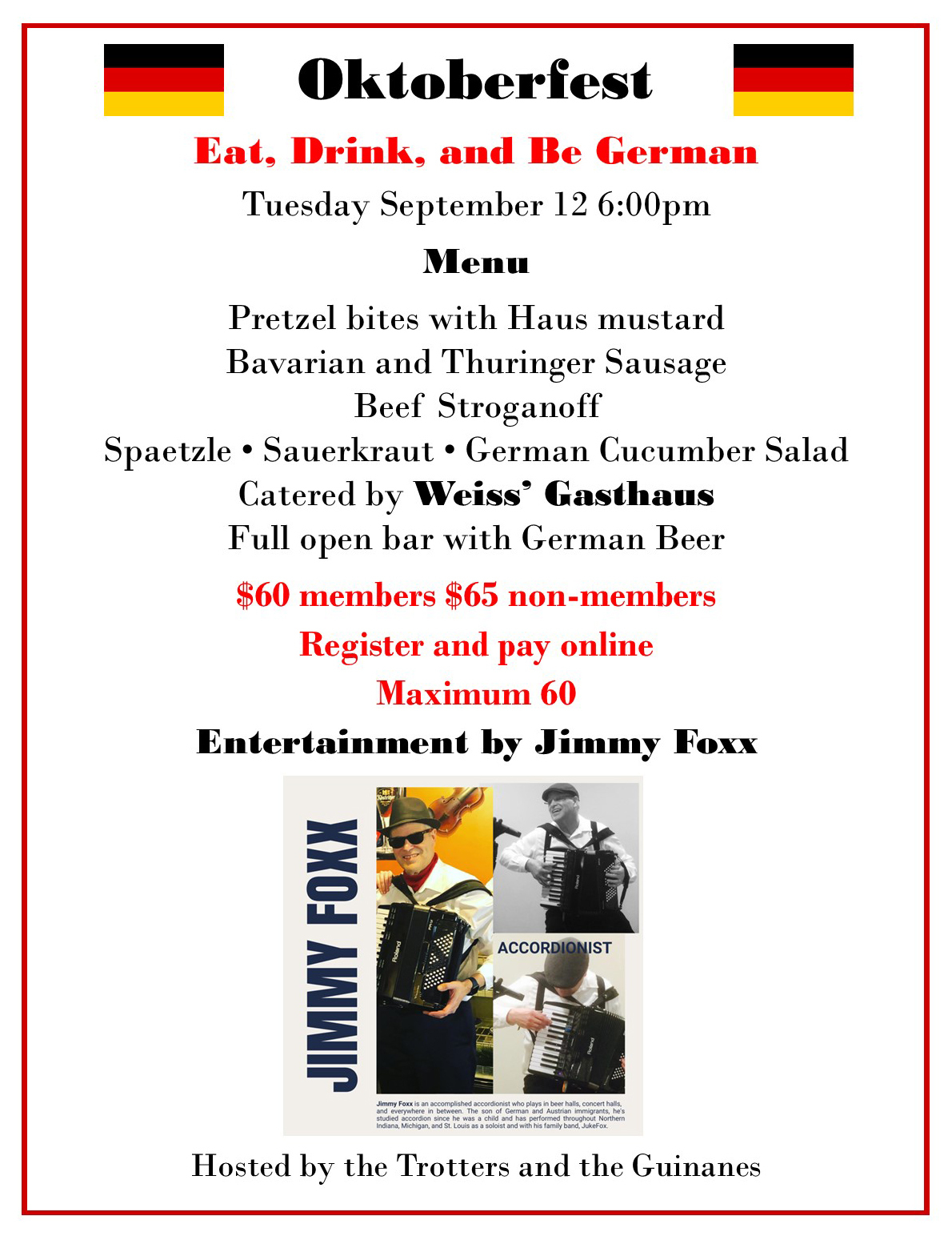 Oktoberfest Events Diamond Lake Yacht Club