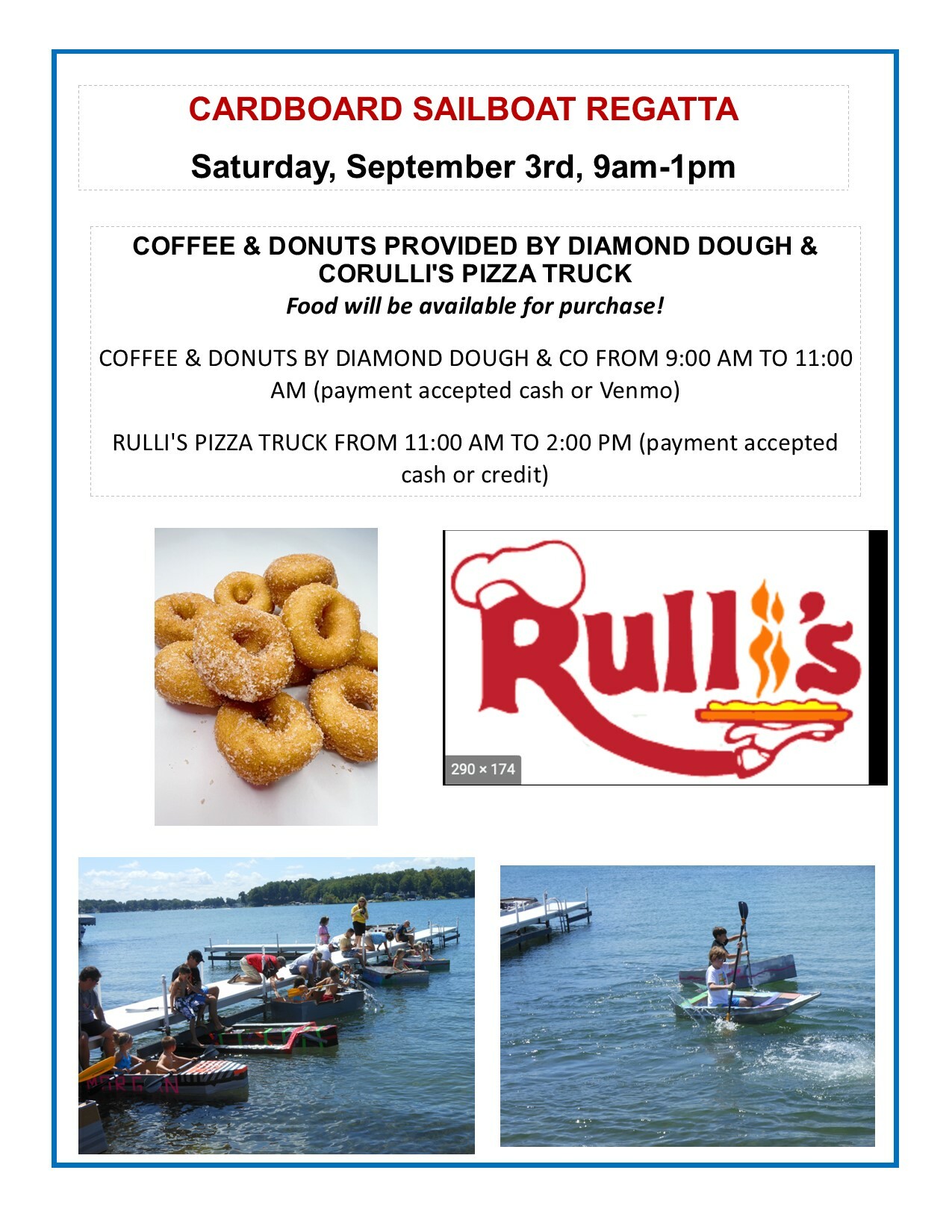 Cardboard Sailboat Races Events Diamond Lake Yacht Club