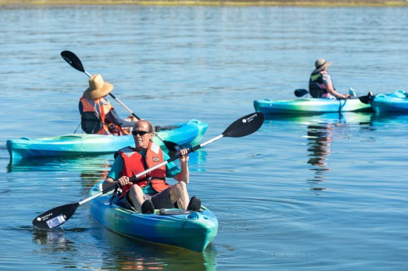 Kayak Paddle on Mission Bay Events Don Diego Ski Club