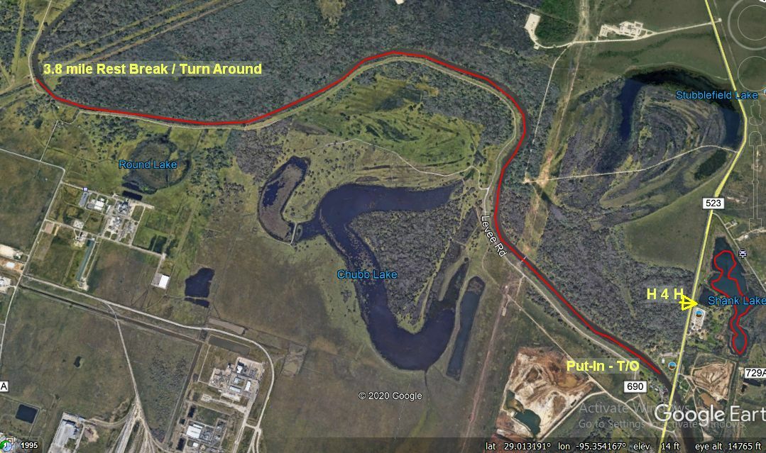 7.5 miles Oyster Creek (Clute) and Volunteer Opportunity Experience