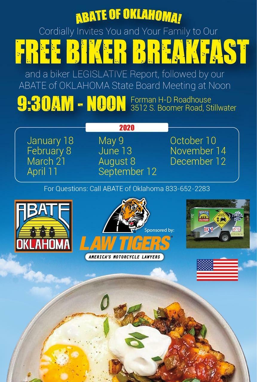 Event Flyers ABATE of Oklahoma