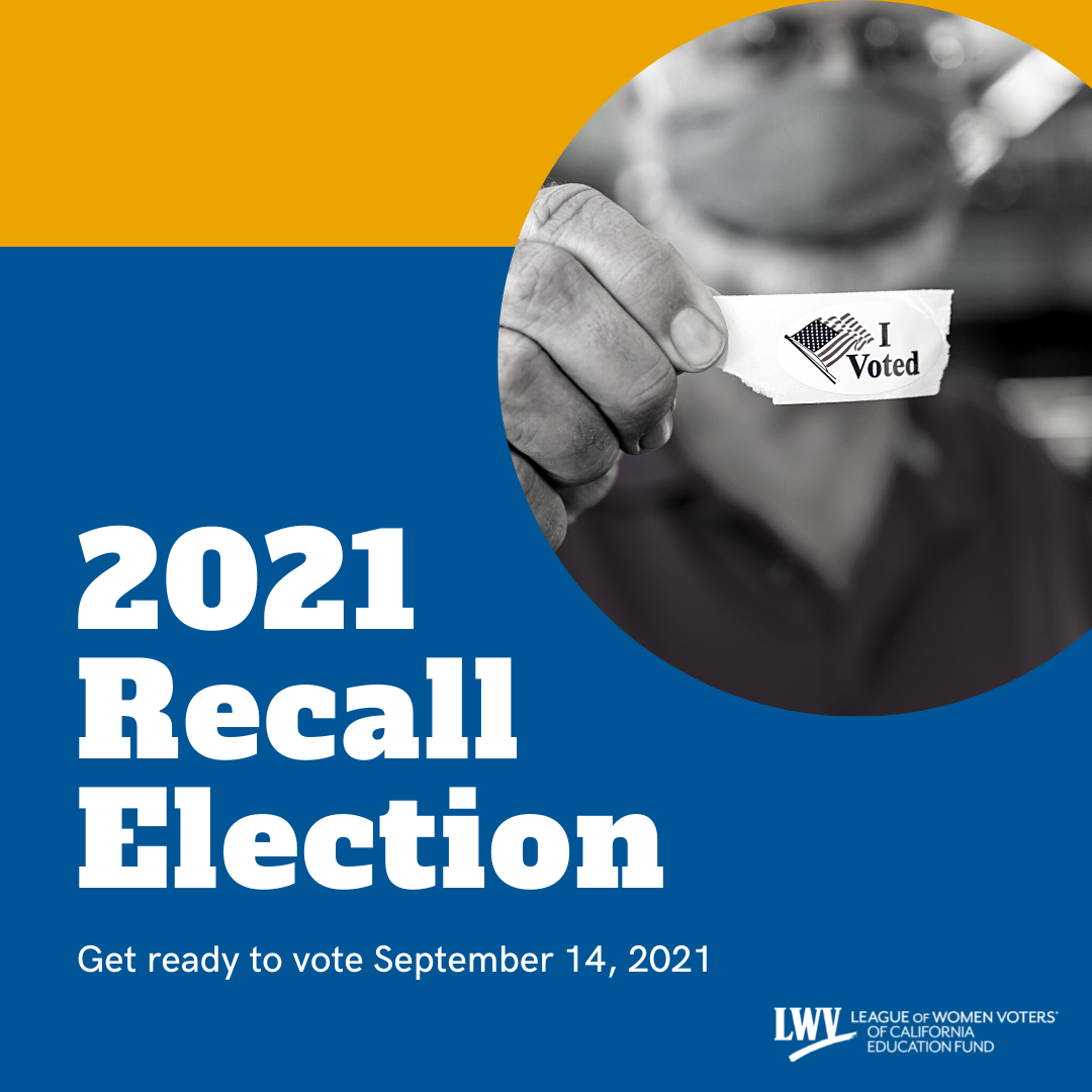 2021 Recall Election - get ready to vote