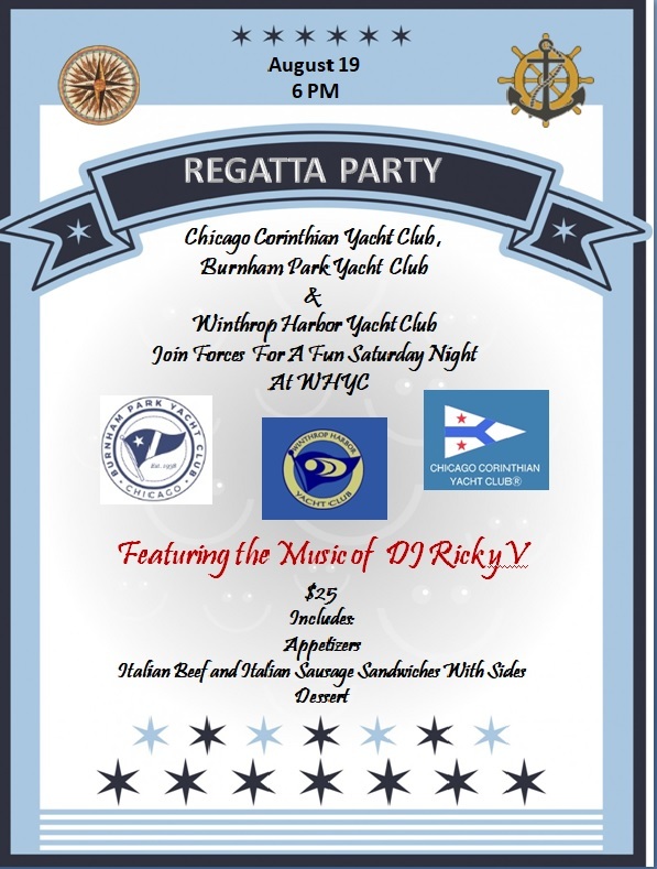 Yacht Club Third Coast Regatta Party Events Winthrop Harbor Yacht Club