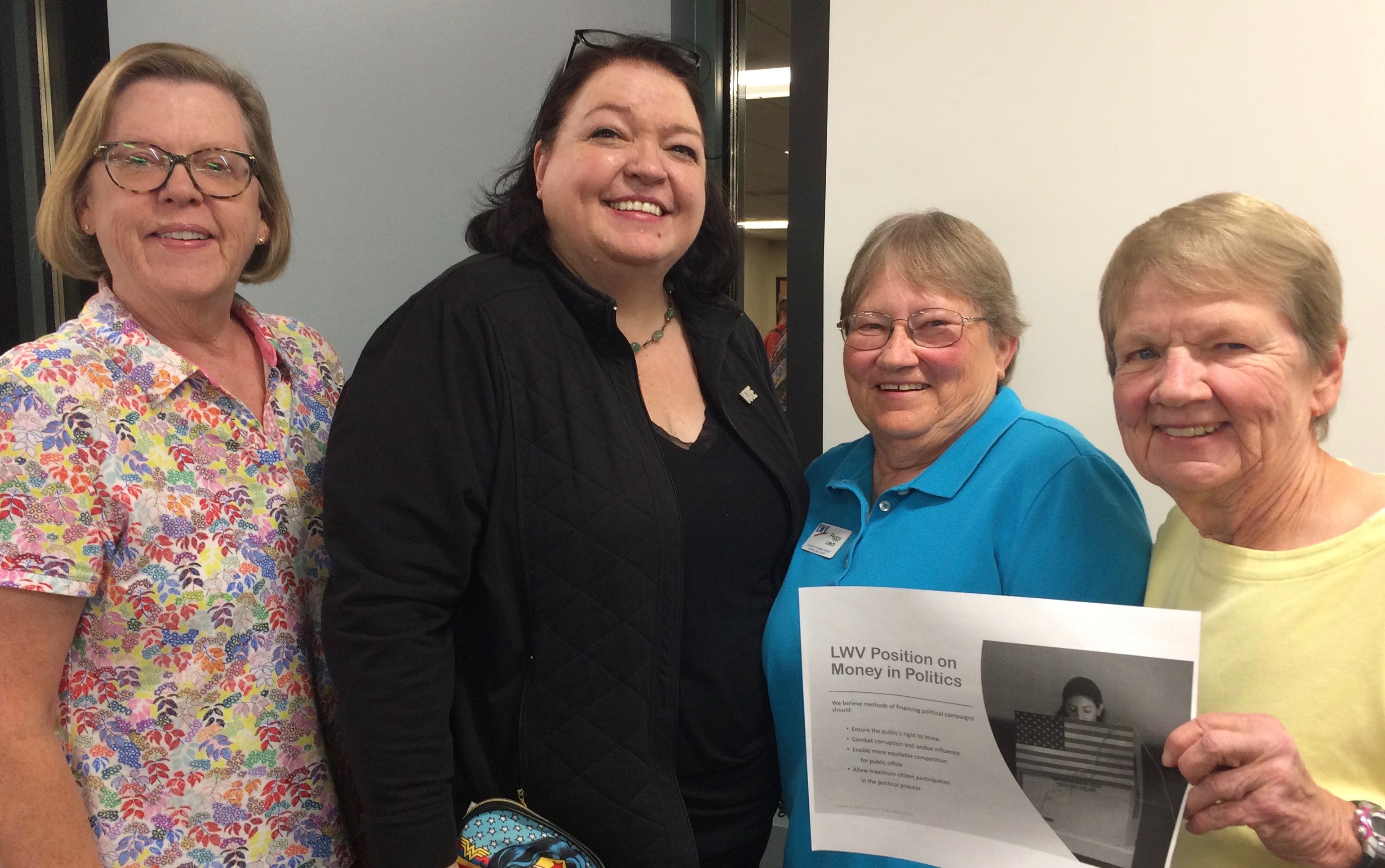MiP Team members with Lisa Graves