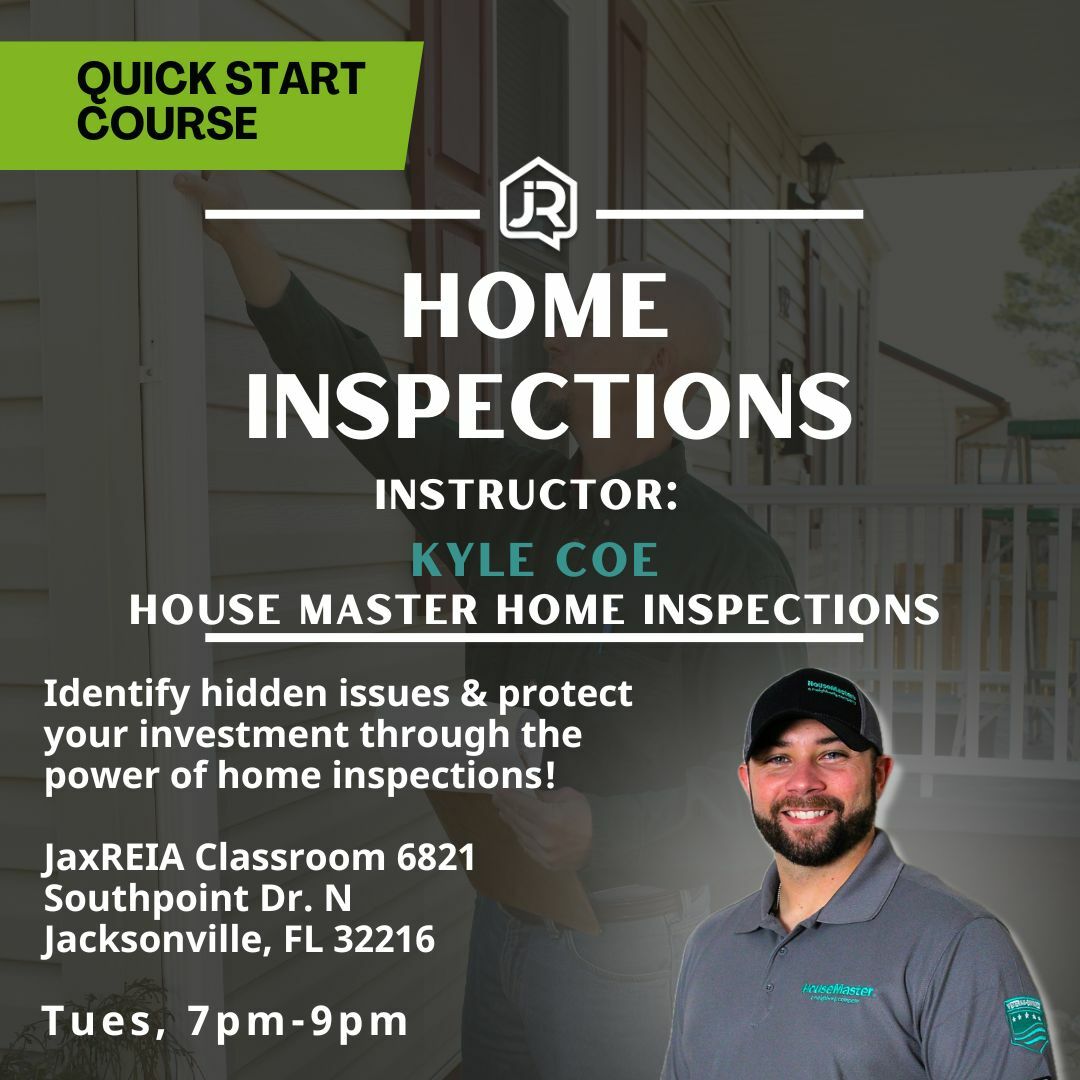 Quick Start Home Inspections Due Diligence Events JaxREIA