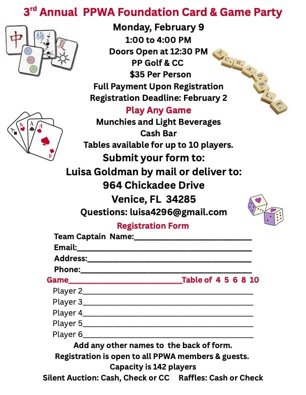 Card and Game Party Registration 2026 final
