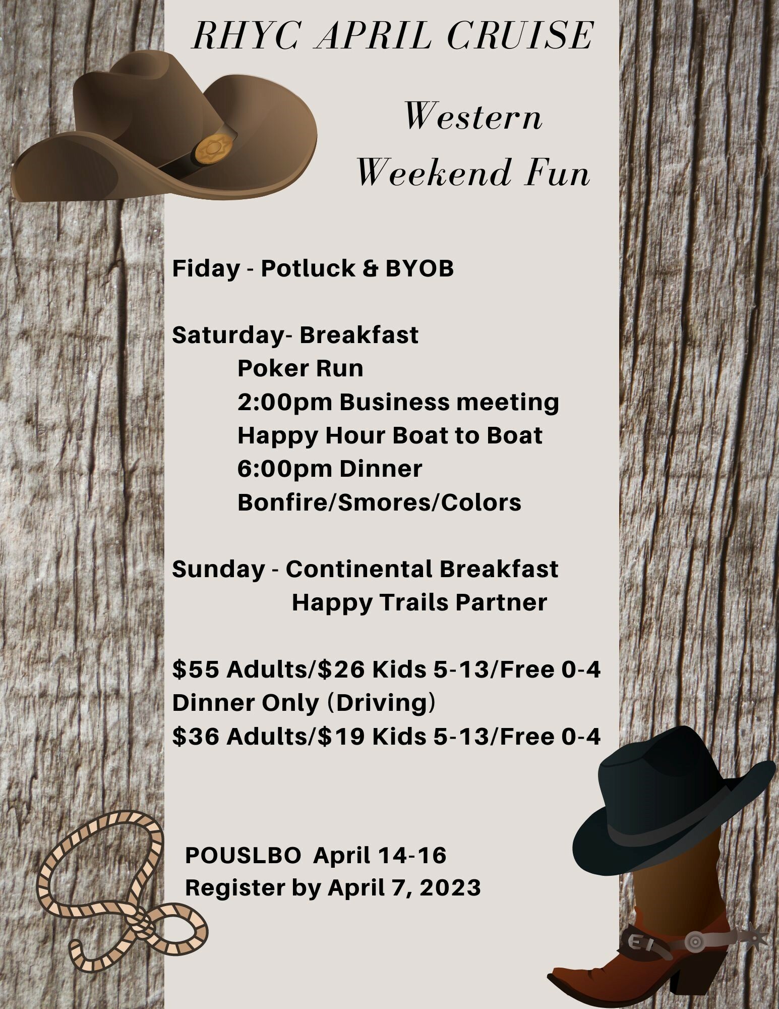 2023 Poulsbo Business Meeting Cruise Cruise Roche Harbor Yacht Club