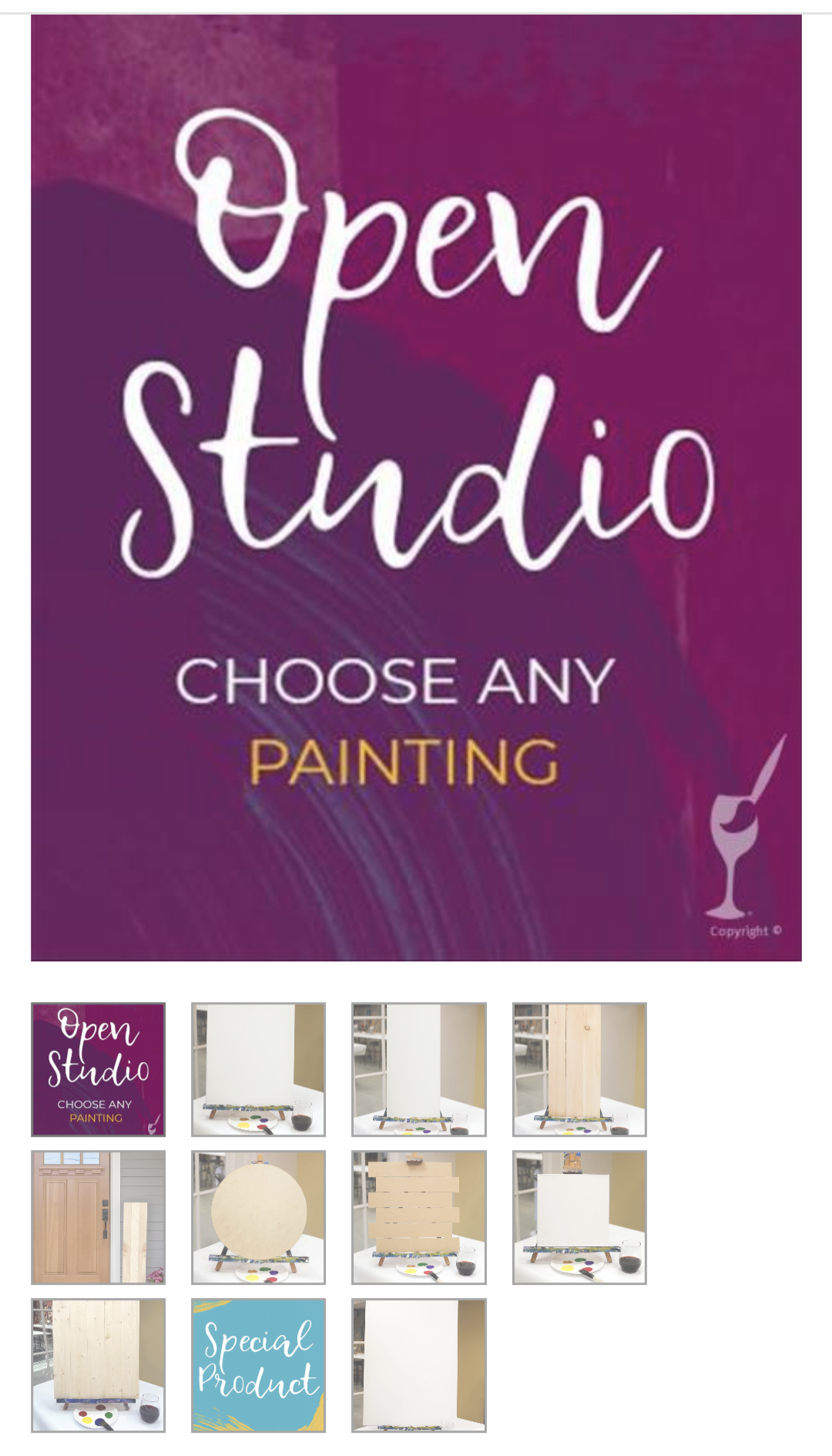 Greenbriar Holiday Boutique Fundraiser Painting for a Purpose