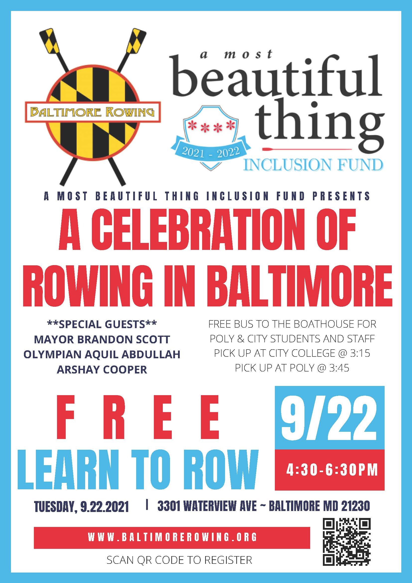 Home Baltimore Community Rowing