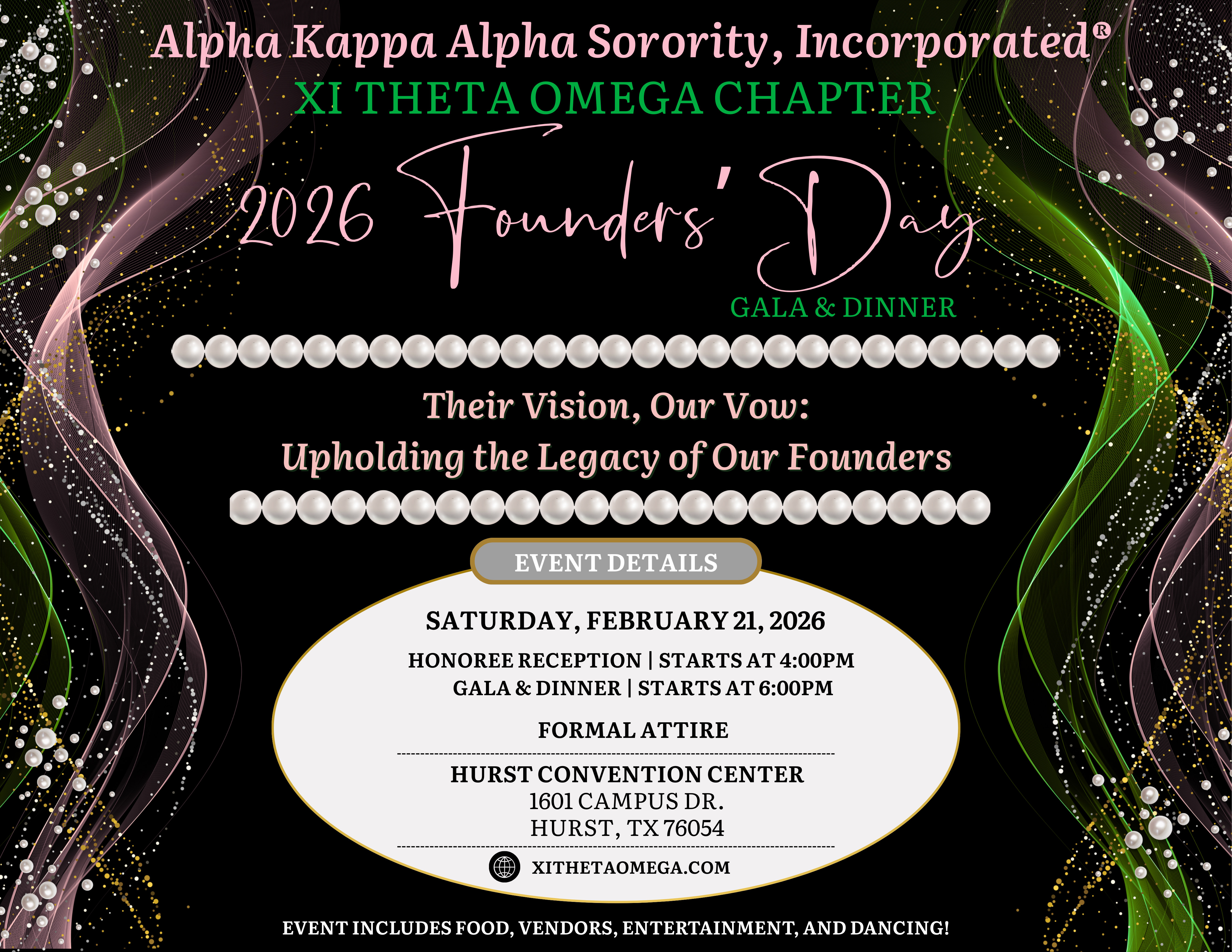 2026 Alpha Kappa Alpha Sorority, Inc.®, Xi Theta Omega Founders' Day ...
