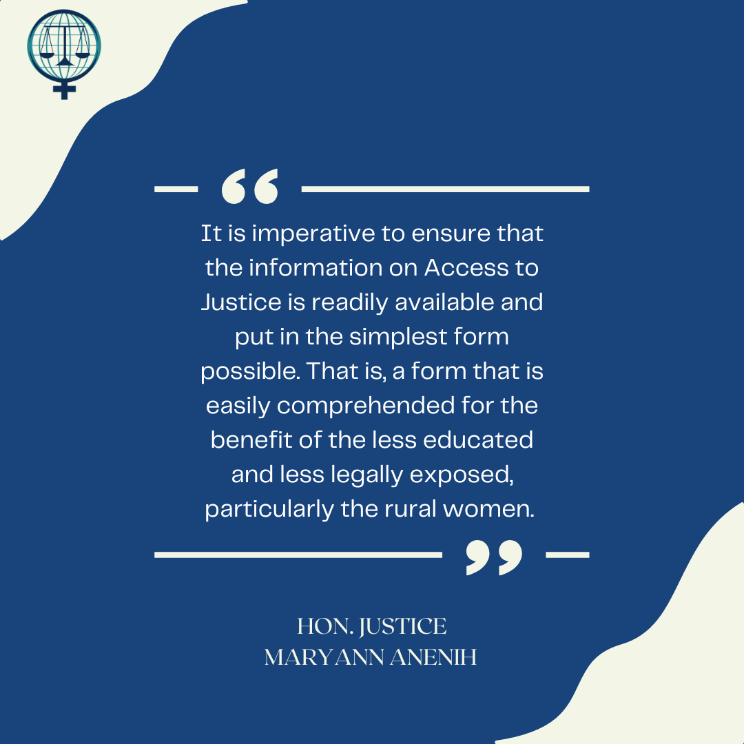 Women’s Access to Judicial and Legal Information International