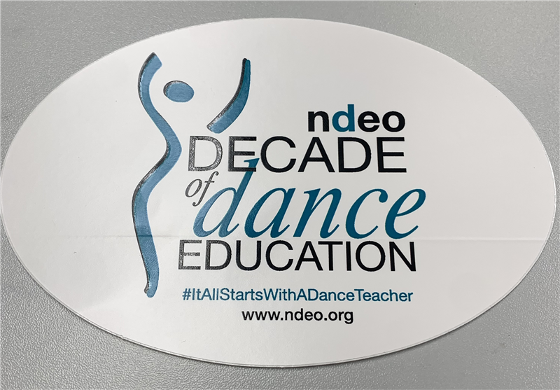 Decade of Dance Education Sticker