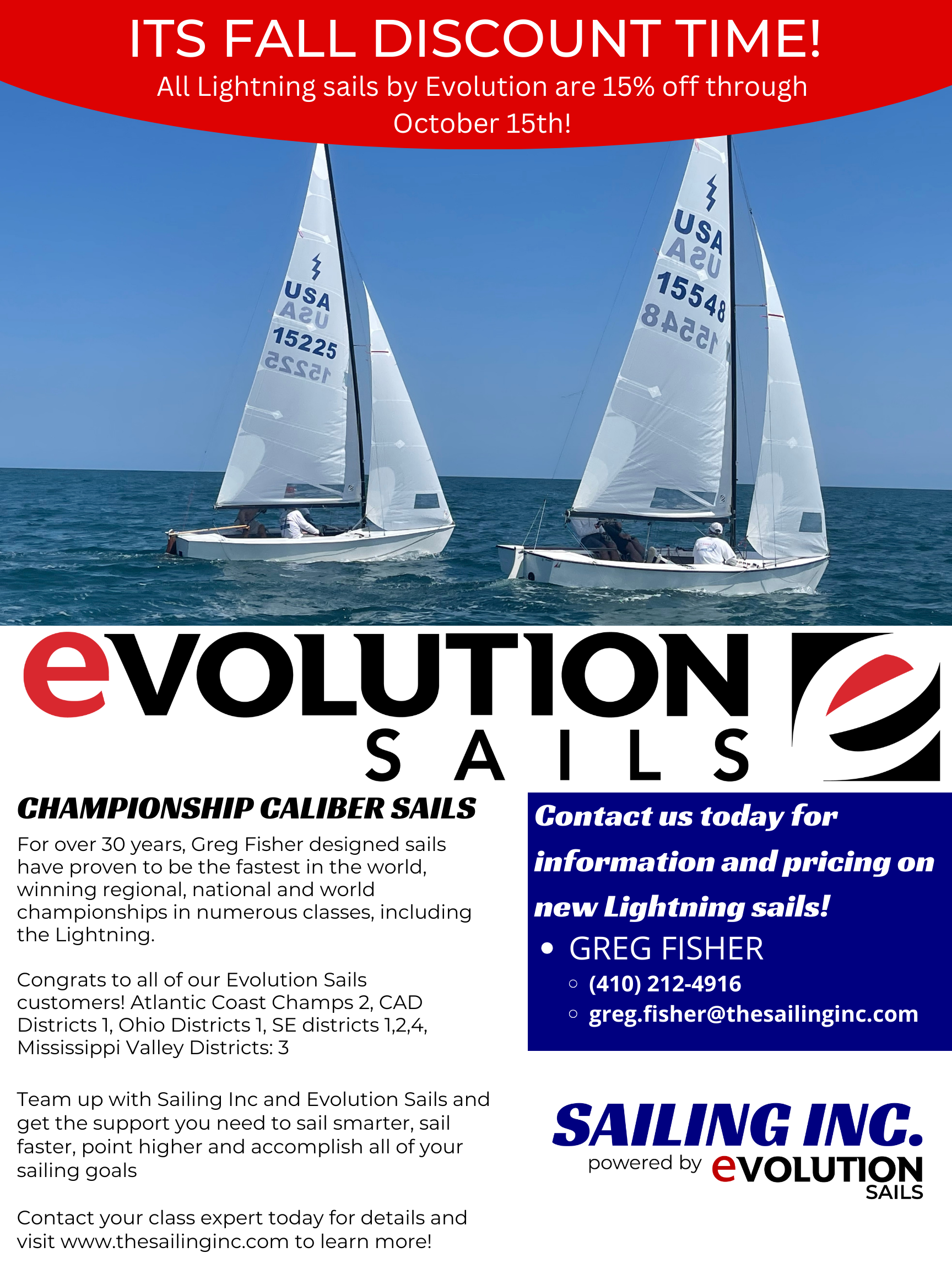 Evolution Sails Fall Discount