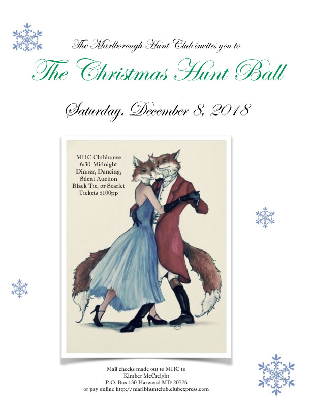 Hunt Ball Events Marlborough Hunt Club, Inc.