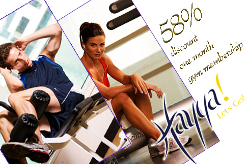 58% off Hayya Club gym membership