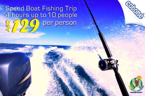 74% off a speed fishing boat trip