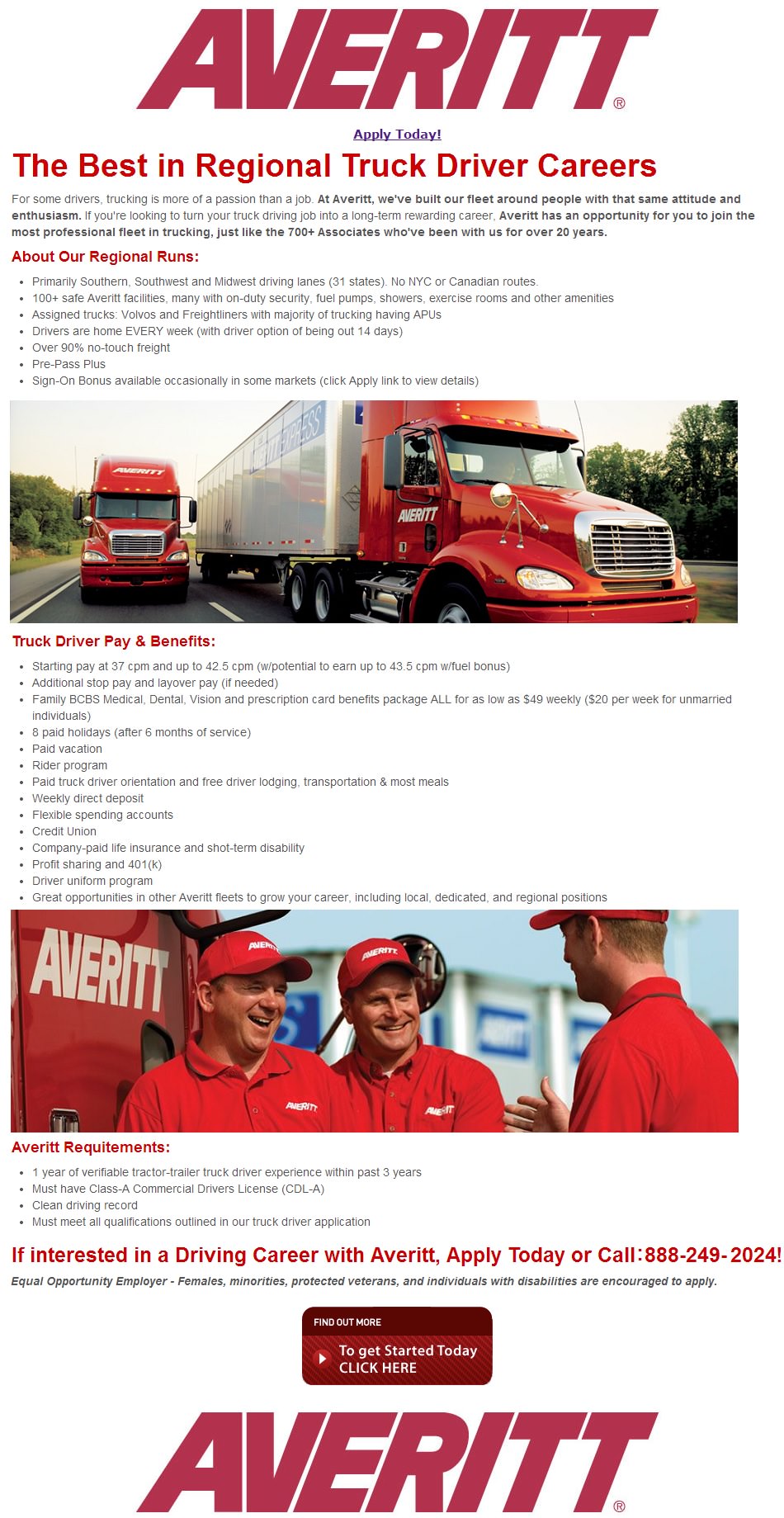 ... /HOME TIME- Assigned Trucks (Baltimore / Columbia / Glen Burnie, MD