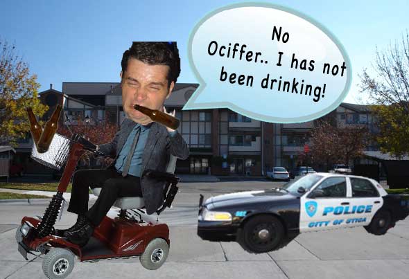 DUI On mobile scooter